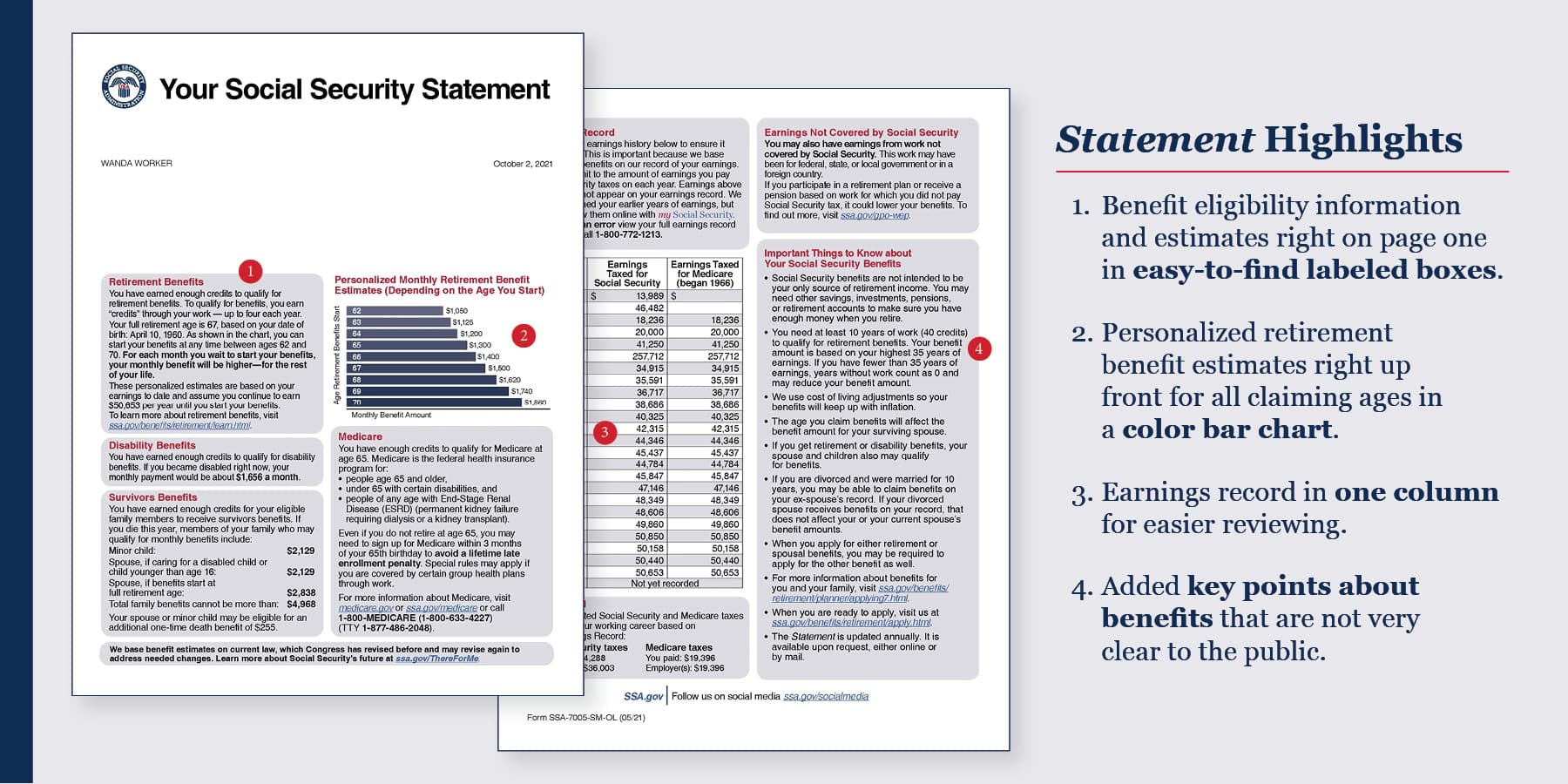 What Is A Social Security Itemized Statement Of Earnings